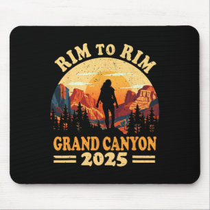 Tapis De Souris Rand Sud au Rand Nord Grand Canyon 2025 Randonnée