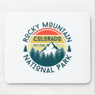 Tapis De Souris Randonnée dans la nature du Colorado dans les mont