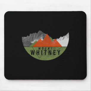 Tapis De Souris Randonnée montagneuse vintage Usa - Mont Whitney