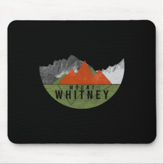 Tapis De Souris Randonnée montagneuse vintage Usa - Mont Whitney