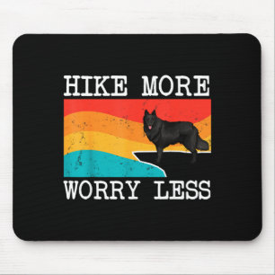 Tapis De Souris Randonnée plus inquiétude moins graphique de berge
