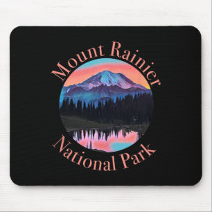 Tapis De Souris Randonnée sur la route de Mount Rainier Tacoma Tah