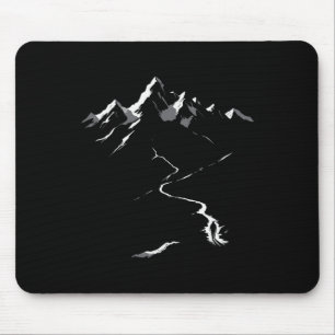 Tapis De Souris Randonneur Minimaliste Randonnée en Montagne Simpl