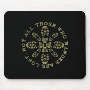 Tapis De Souris Randonneur Vintage Tous Ceux Qui Errent Ne Sont Pa