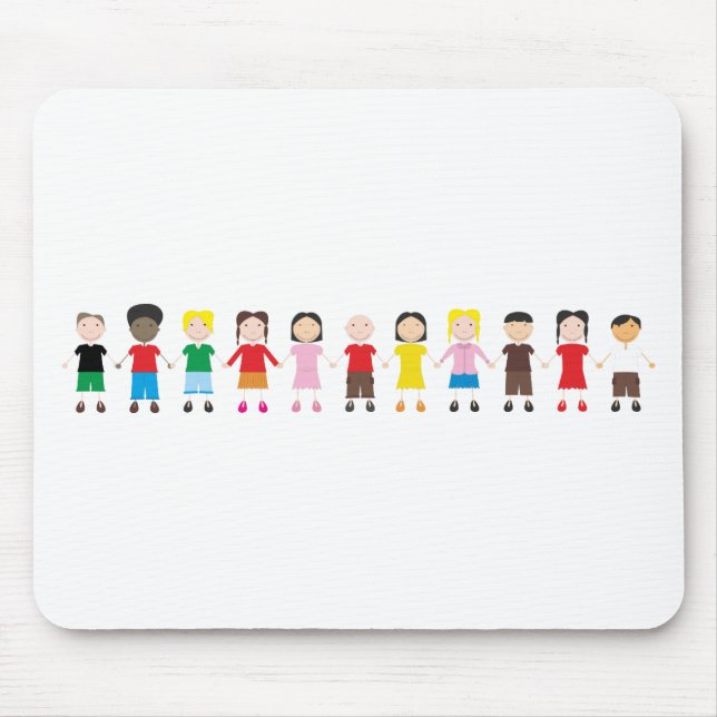 Tapis De Souris Rangée Enfants (Devant)
