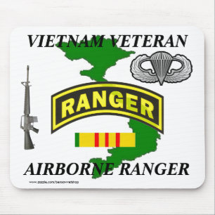 Tapis De Souris Ranger aéroporté Vietnam Mousepad 1/w