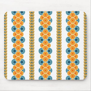 Tapis De Souris rangs de cercles des années 70