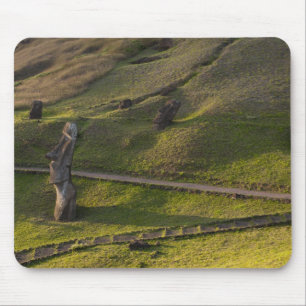 Tapis De Souris Rano Raraku, Rapa Nui, Île de Pâques, Chili