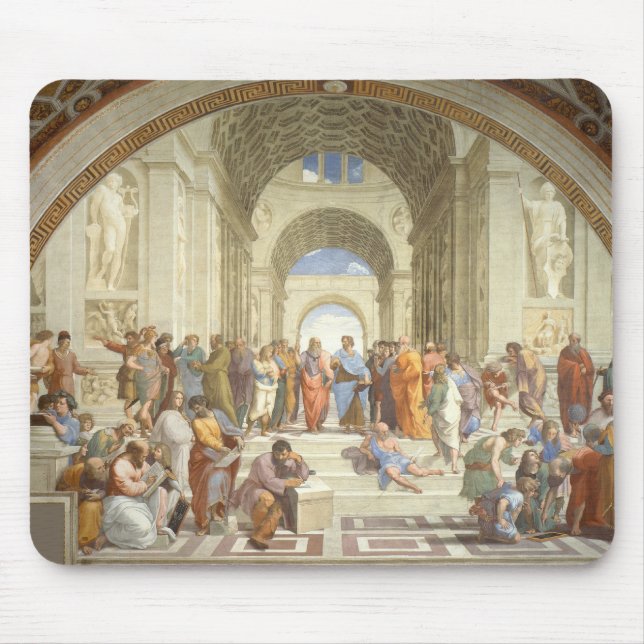 Tapis De Souris Raphael - L'École d'Athènes (Devant)