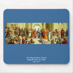 Tapis De Souris Raphael "l'école petit groupe d'Athènes" circa