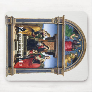 Tapis De Souris Raphael Raffaello Madonna and Child Enthroned
