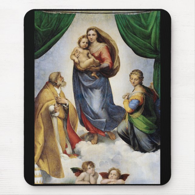 Tapis De Souris Raphael , Sistine Madonna (Devant)