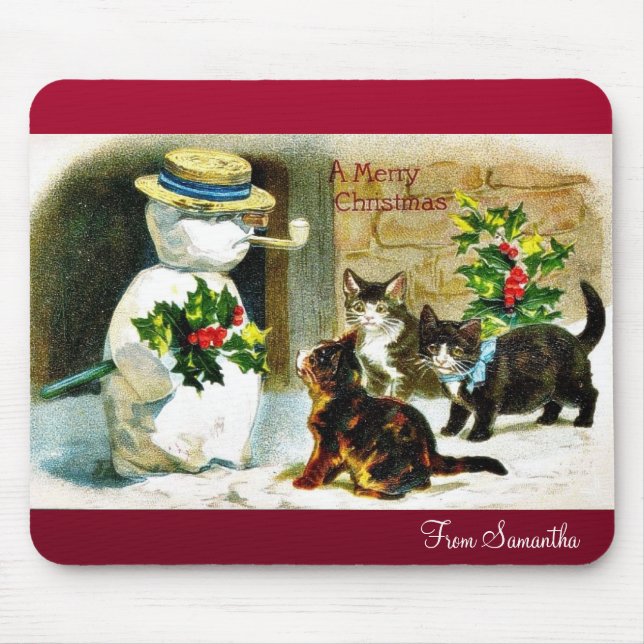 Tapis De Souris Rappelez-vous Noël (Devant)