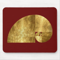 Rapport d'or, spirale de Fibonacci