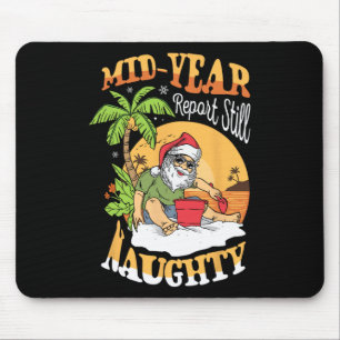 Tapis De Souris Rapport semestriel toujours vilain Funny Santa Som
