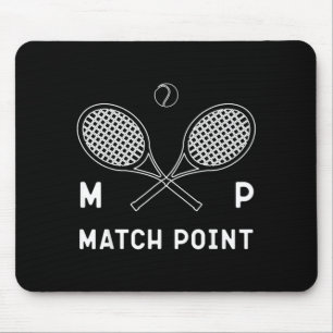Tapis De Souris Raquette de joueur de tennis drôle 40e anniversair