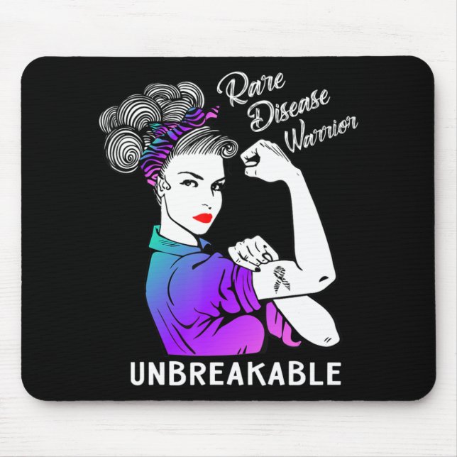 Tapis De Souris Rare Disease Warrior (Devant)