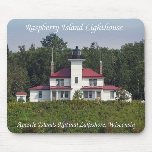 Tapis De Souris Raspberry Island Lighthouse mousepad (Devant)