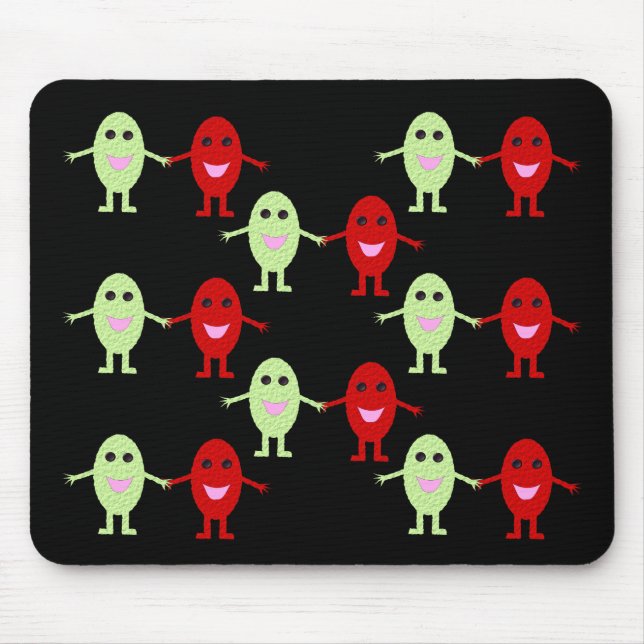 Tapis De Souris Rassemblement Des Raisins Mousepad (Devant)