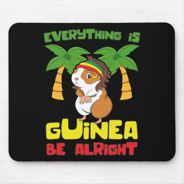Tapis De Souris Rasta Guinea Pig (Devant)