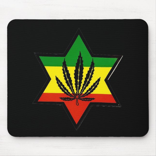 Tapis De Souris rasta juive (Devant)