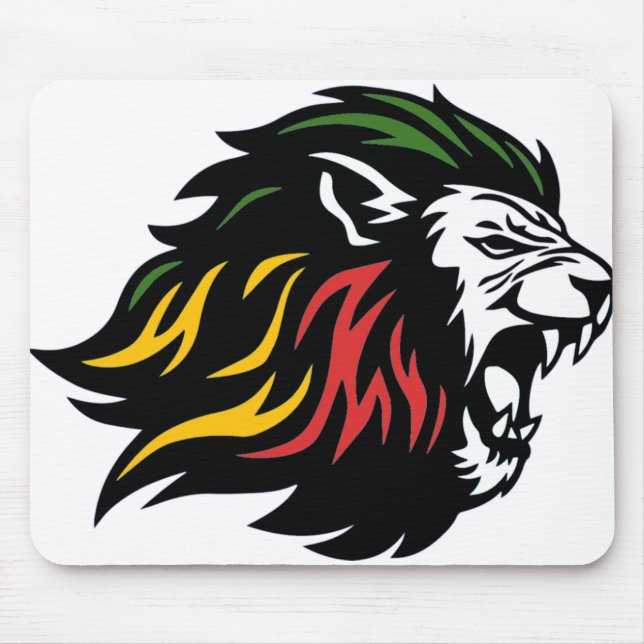 Tapis De Souris Rasta Lion (Devant)