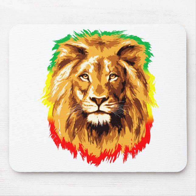 Tapis De Souris Rasta Lion de Juda (Devant)