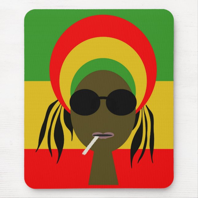 Tapis De Souris rastafarian (Devant)