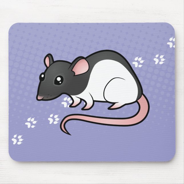 Tapis De Souris Rat de bande dessinée (Devant)