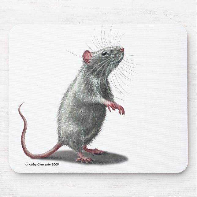 Tapis De Souris Rat Mousepad (Devant)