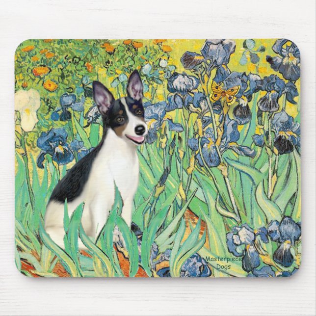 Tapis De Souris Rat Terrier - Iris (Devant)