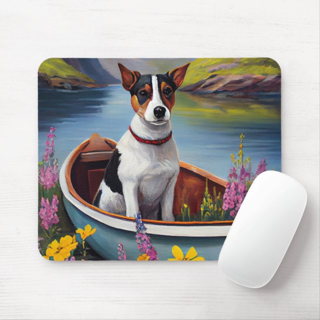 Tapis De Souris Rat Terrier sur une pagaie : une aventure Pittores (Avec souris)