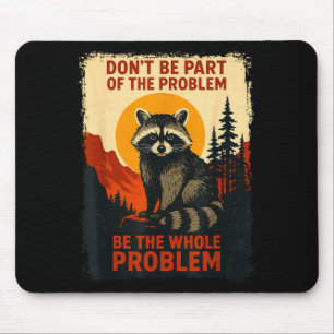 Tapis De Souris Raton laveur drôle Nature Faune Extérieur Graphiqu