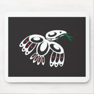 Tapis De Souris Raven blanc
