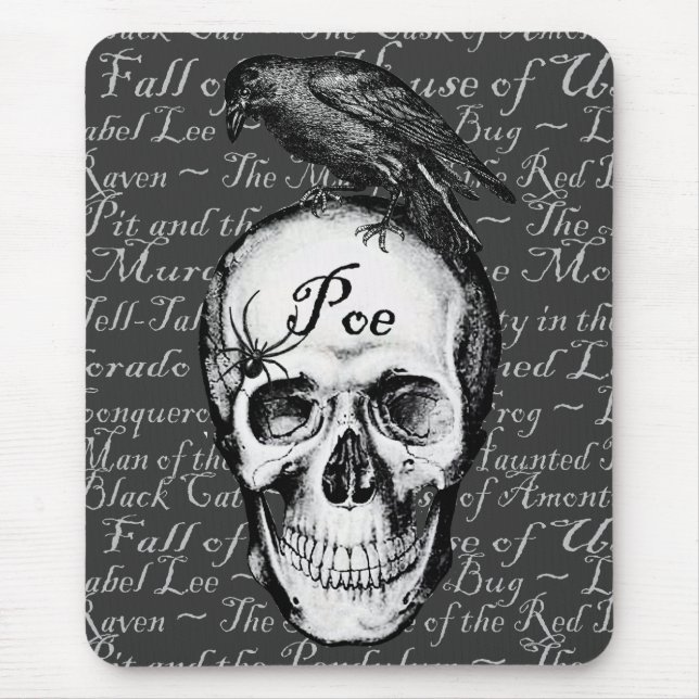 Tapis De Souris Raven Poe Mousepad (Devant)