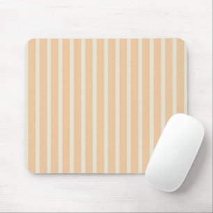 Tapis de souris rayé or et crème moderne
