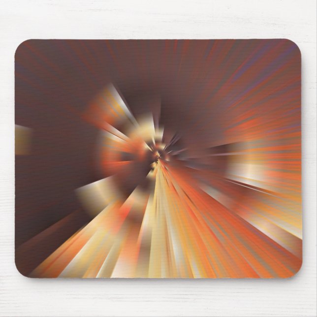 Tapis De Souris Rayons solaires Abstraits (Devant)
