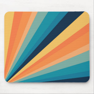 Tapis De Souris Rayons solaires rétro