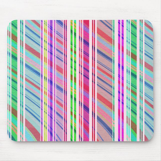 Tapis De Souris Rayure de sucrerie (Devant)