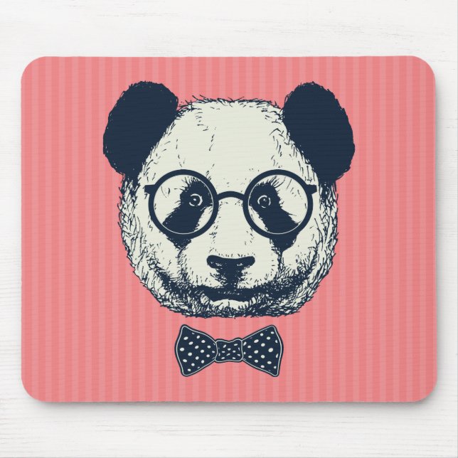 Tapis De Souris Rayures de panda (Devant)