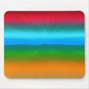 Tapis De Souris Rayures de zoom de l'arc-en-ciel