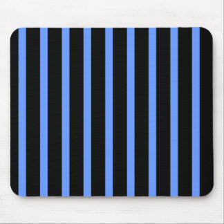 Tapis De Souris Rayures noires et bleues