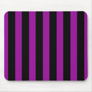 Tapis De Souris Rayures noires et pourpres