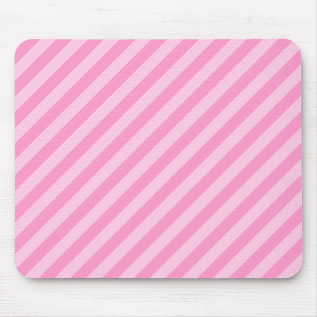 Tapis De Souris Rayures roses (Devant)