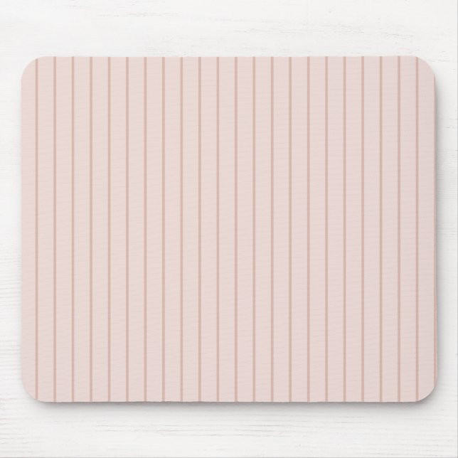 Tapis De Souris Rayures roses chic (Devant)