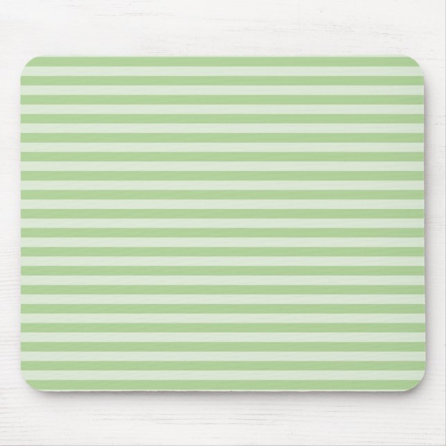 Tapis De Souris Rayures Vertes (Devant)