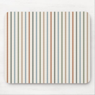Tapis De Souris Rayures verticales Bohème de Terre Minimalisme