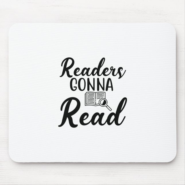 Tapis De Souris Reading art readers (Devant)