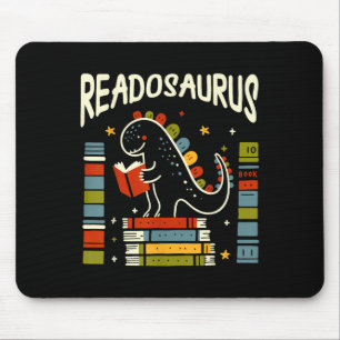 Tapis De Souris Readosaurus Dinosaure Drôle livre Lecture