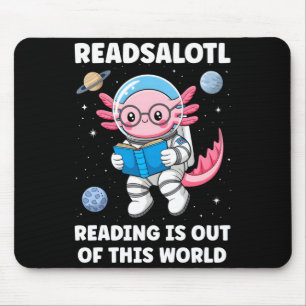 Tapis De Souris Readsalotl la lecture est hors de ce monde manche 